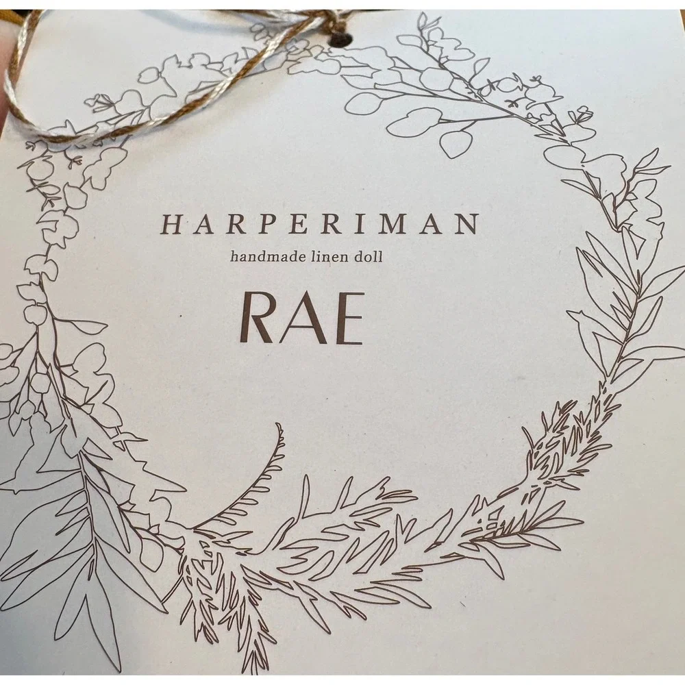 HarperIman Rae Handmade Linen Doll 14 in Petite Collection NIB Diverse‎ Toy